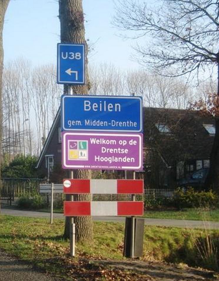 Bord Beilen weg